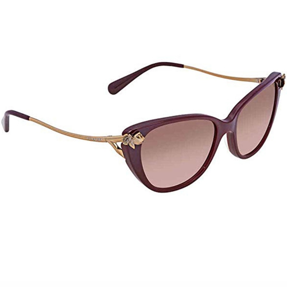 Coach Sunglasses Oxblood w/Pink/Grey Gradient Lens - Picture 2 of 6